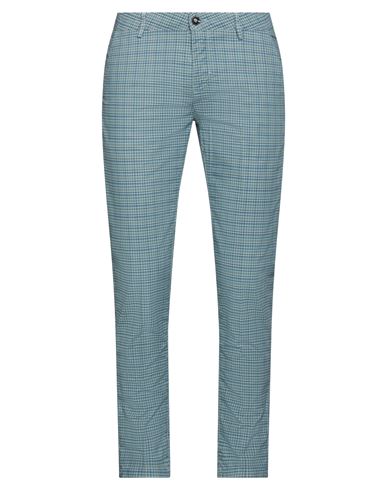 Yan Simmon Man Pants Light Blue Size 36 Cotton, Polyester, Elastane