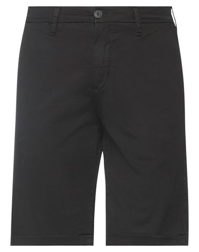 Labelroute Man Shorts & Bermuda Shorts Black Size 30 Cotton, Elastane