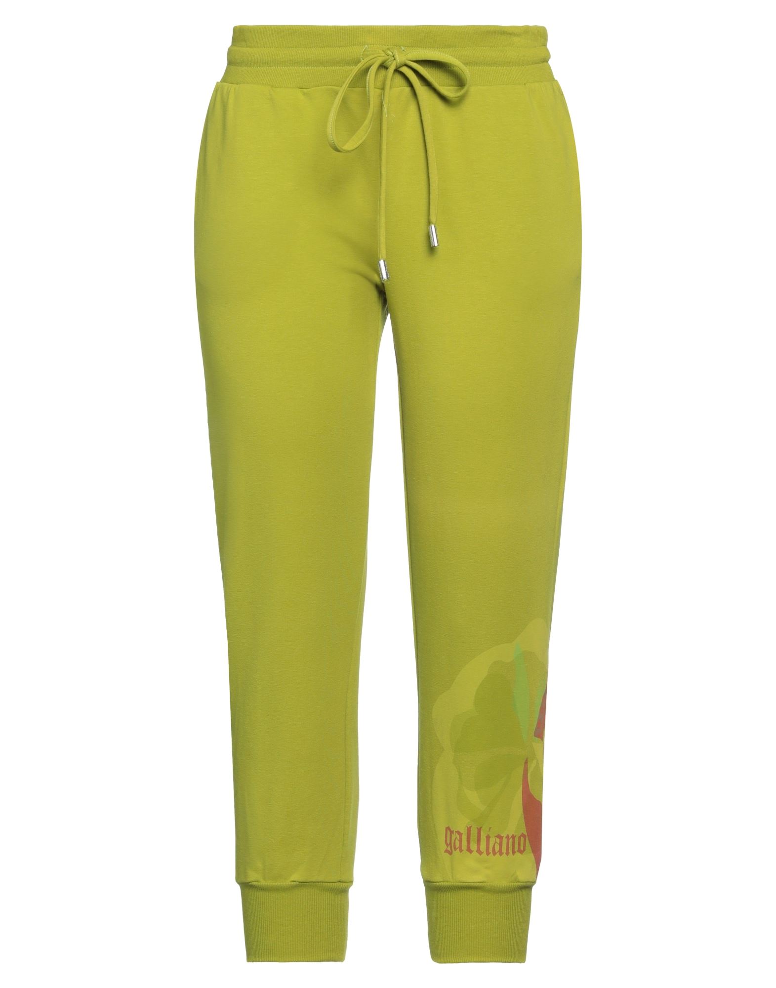 Galliano Cropped Pants In Green
