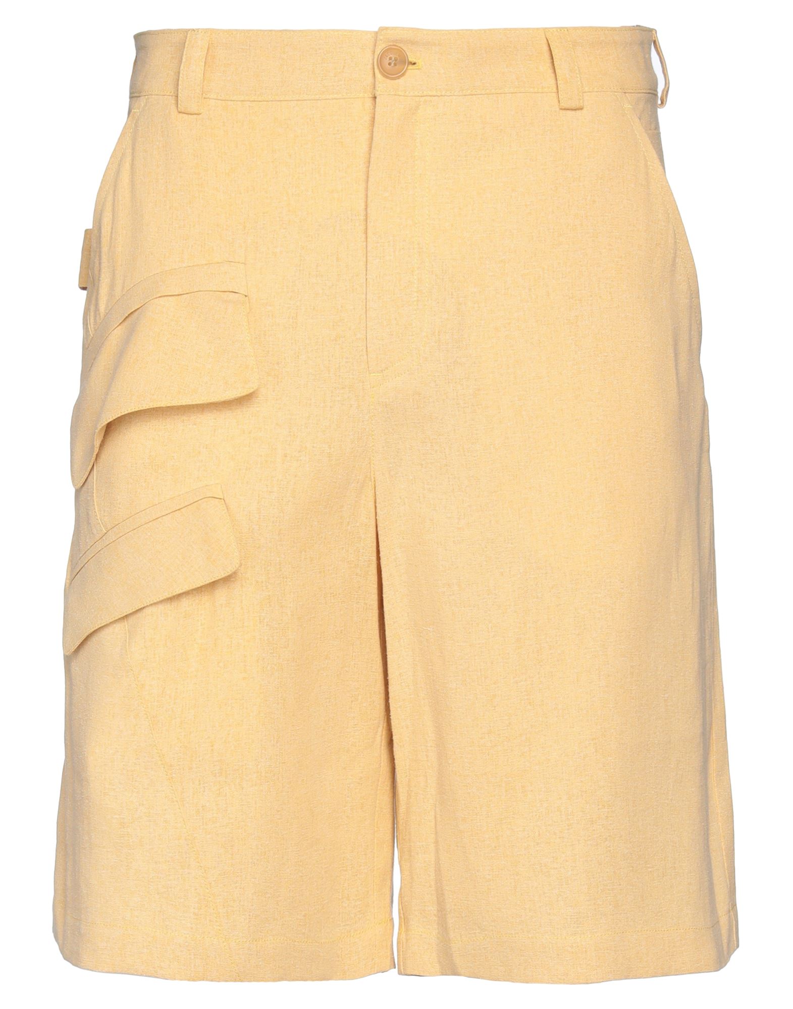 Jacquemus Le Short Colza Bermuda Shorts In Yellow