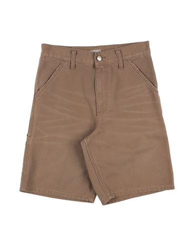 Carhartt Man Shorts & Bermuda Shorts Khaki Size 26 Organic Cotton In Beige