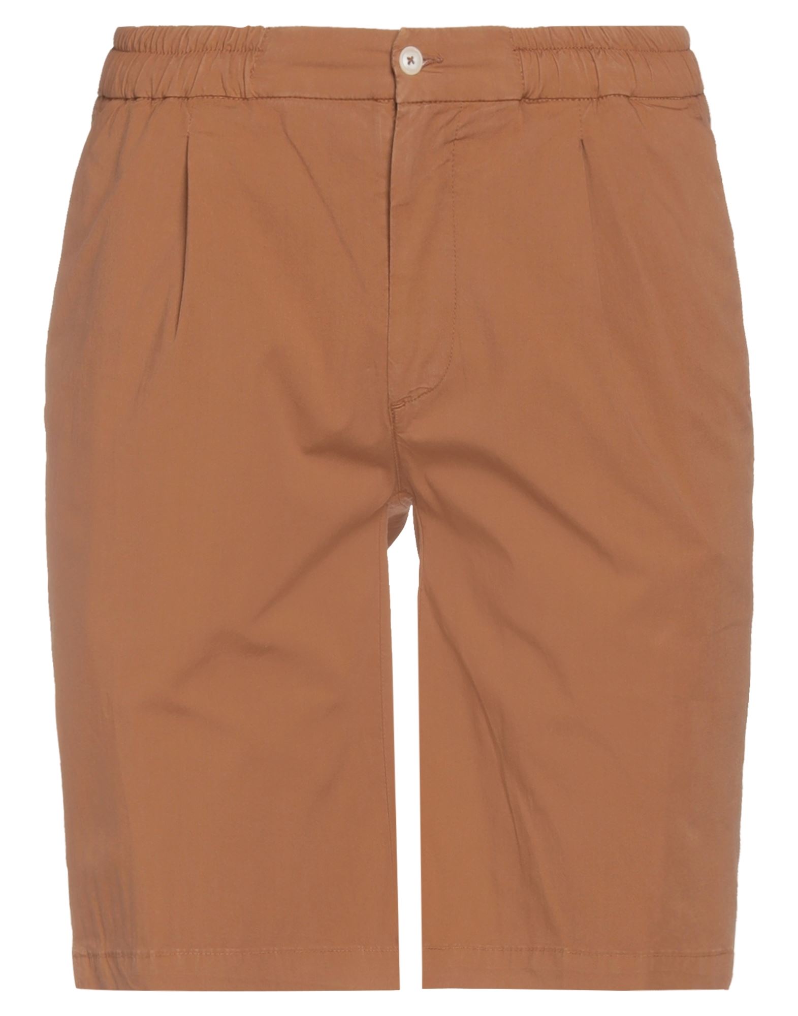 Shop 0/zero Construction Man Shorts & Bermuda Shorts Brown Size 31 Cotton, Elastane