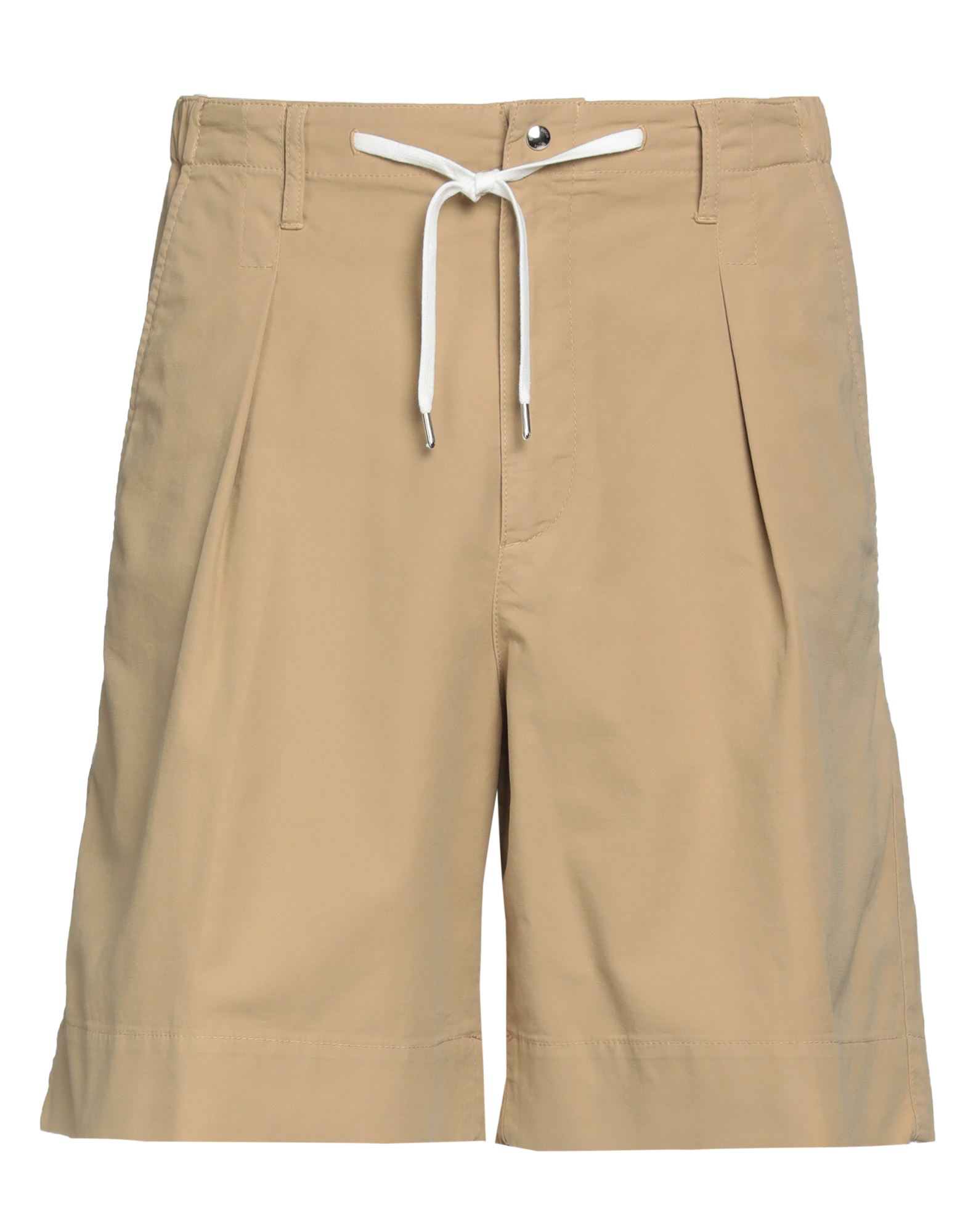 Shop Cellar Door Man Shorts & Bermuda Shorts Sand Size 36 Cotton, Elastane In Beige