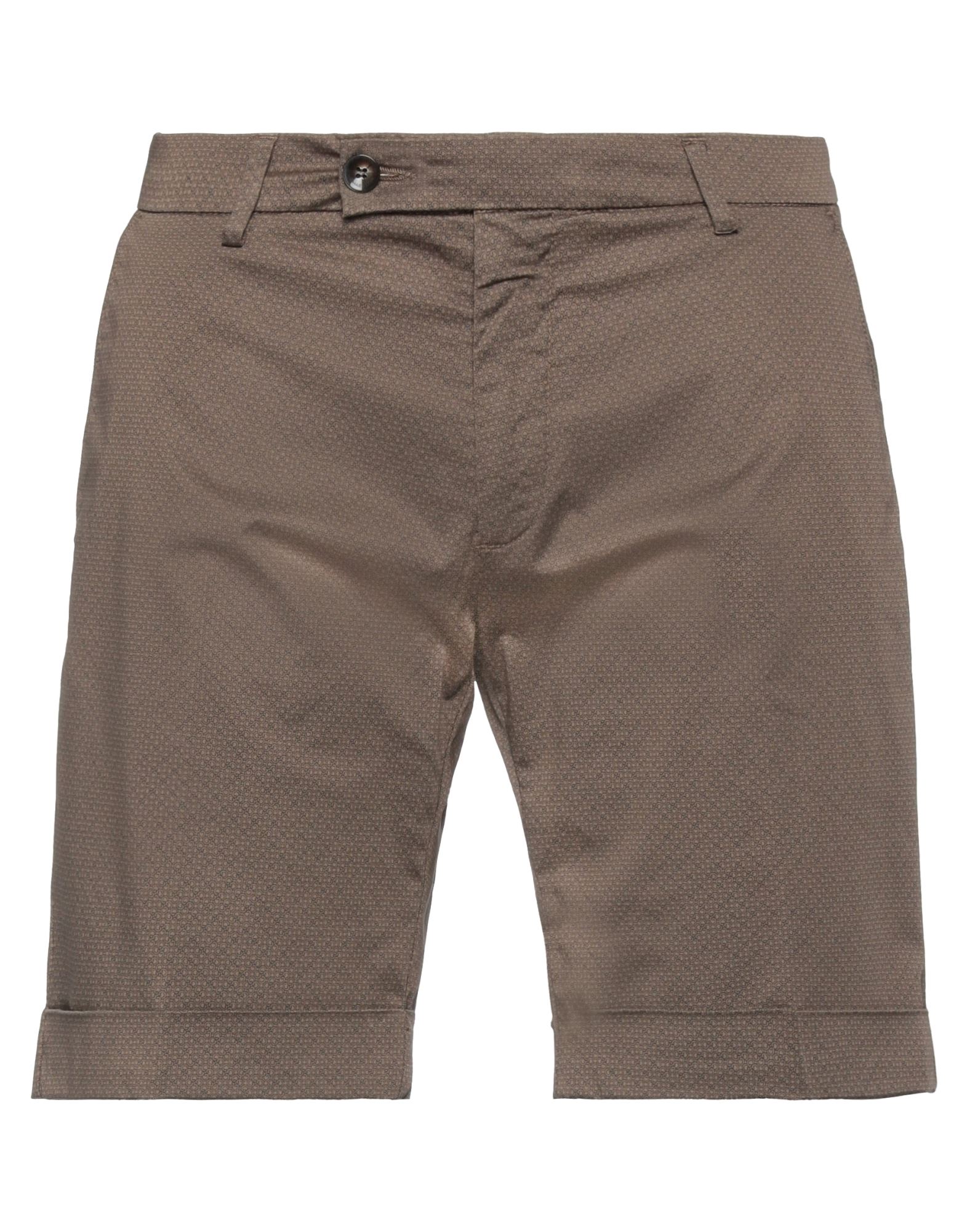 Michael Coal Man Shorts & Bermuda Shorts Dove Grey Size 33 Cotton, Elastane