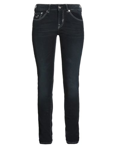 Jacob Cohёn Woman Pants Midnight Blue Size 27 Cotton, Elastane In Black