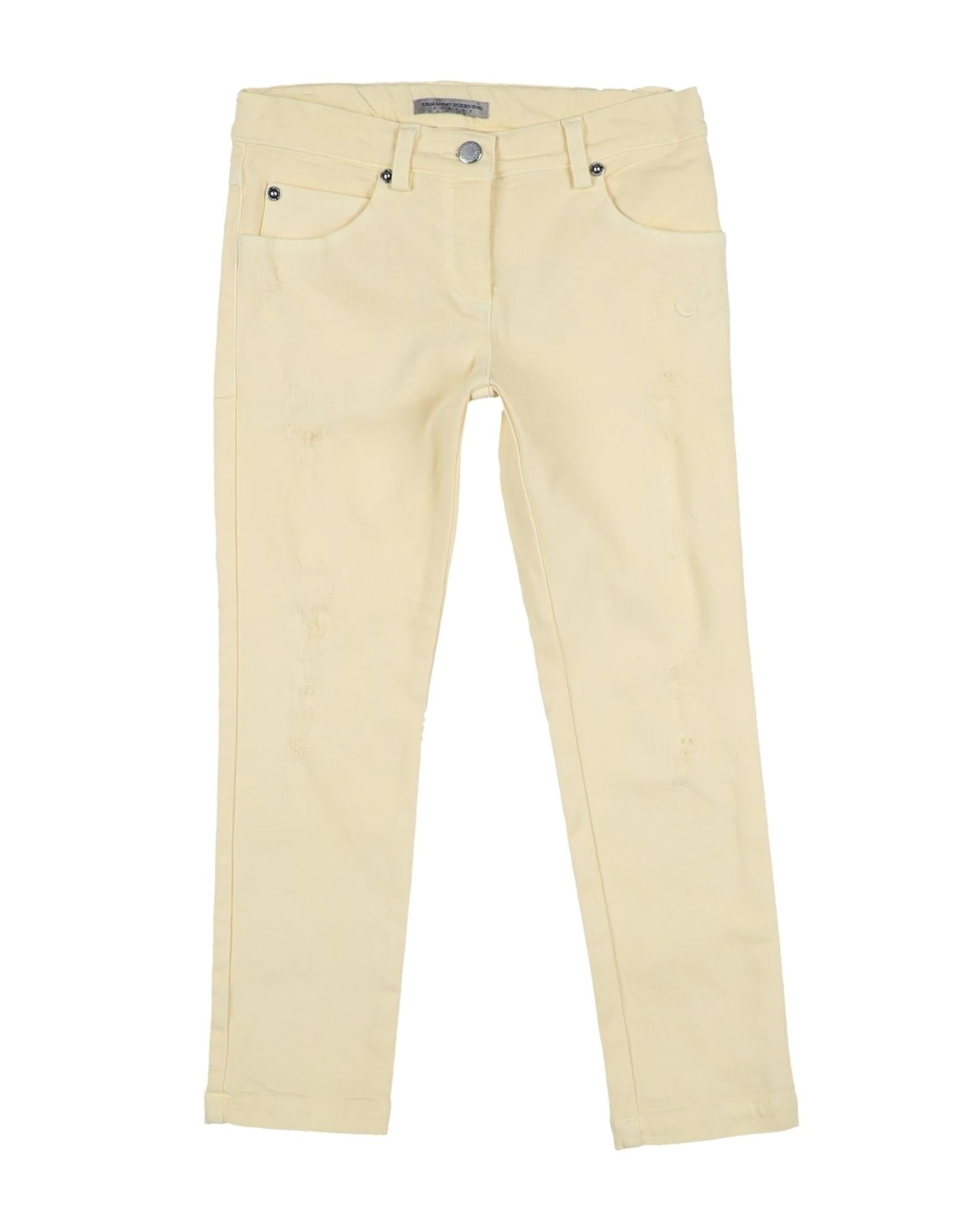 Ermanno Scervino Junior Jeans In Yellow