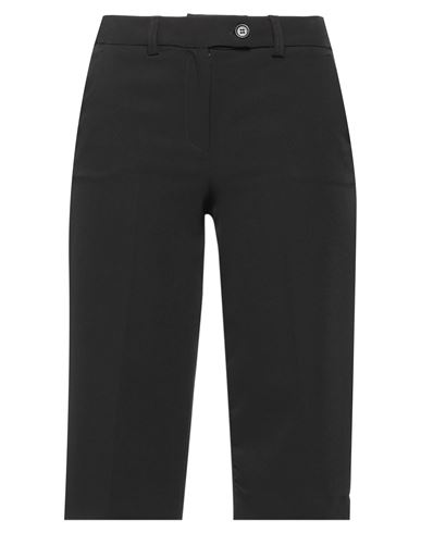 Dodici22 Woman Cropped Pants Black Size 8 Polyester, Elastane