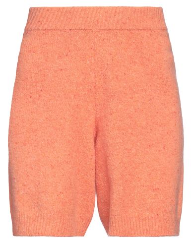 Vicolo Woman Shorts & Bermuda Shorts Salmon Pink Size Onesize Wool, Polyamide, Elastane
