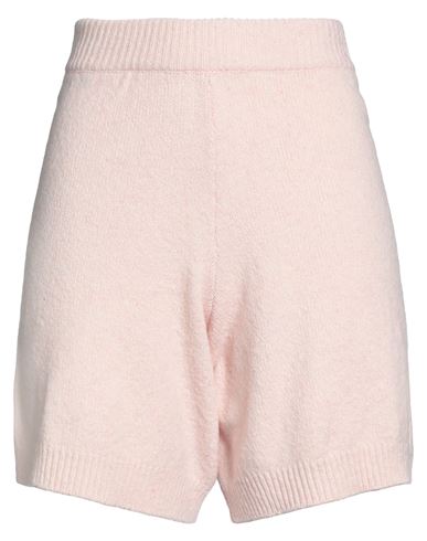 Vicolo Woman Shorts & Bermuda Shorts Pink Size Onesize Wool, Polyamide, Elastane