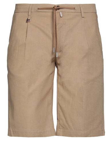Barbati Man Shorts & Bermuda Shorts Sand Size 36 Cotton, Polyamide, Elastane In Beige
