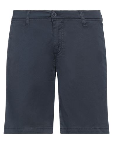Martin Zelo Man Shorts & Bermuda Shorts Navy Blue Size 28 Cotton, Elastane