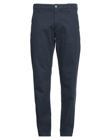 Shop Harmont & Blaine Man Pants Navy Blue Size 40 Cotton, Elastane