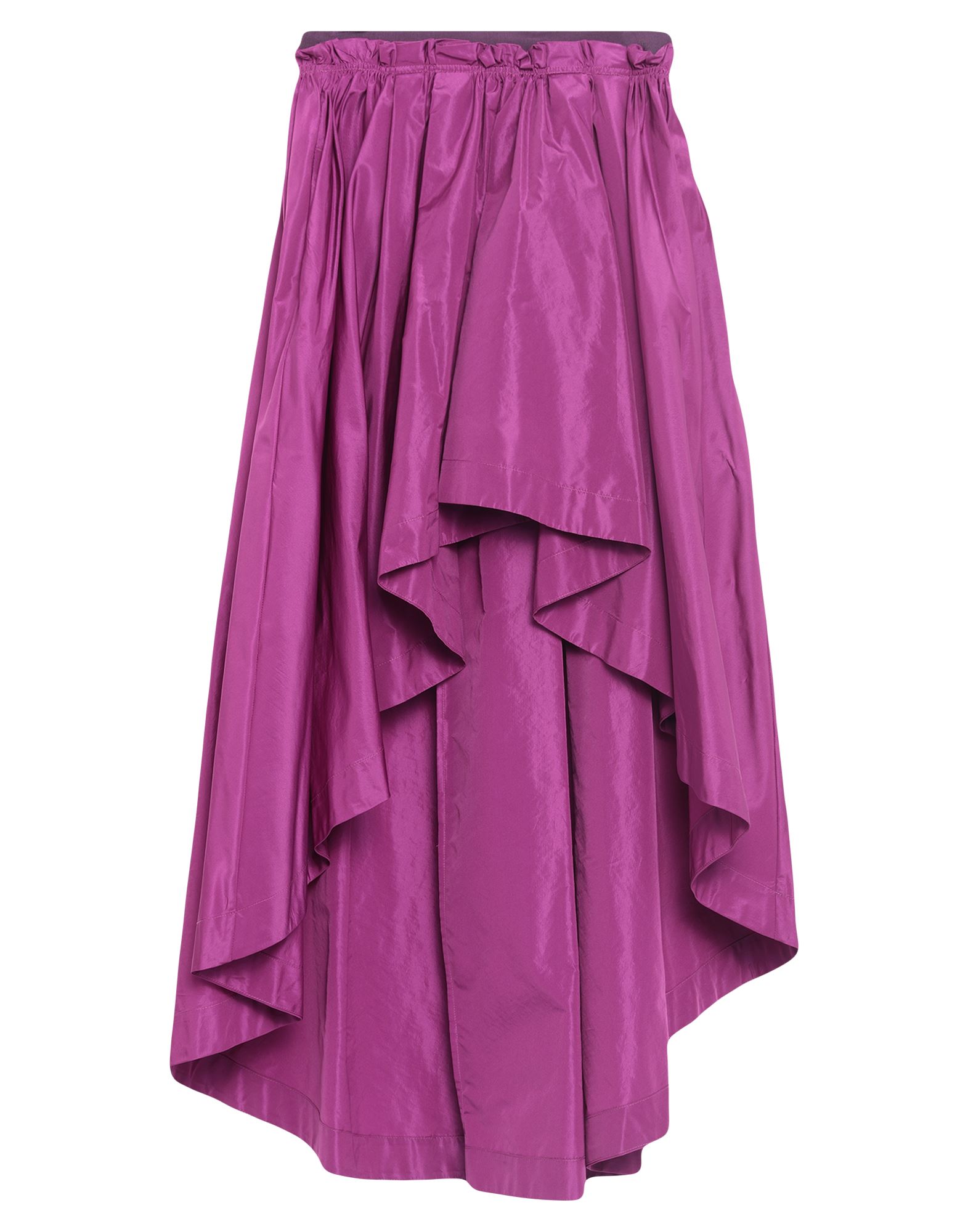 Shop Pinko Woman Mini Skirt Deep Purple Size 2 Polyester, Cotton, Viscose