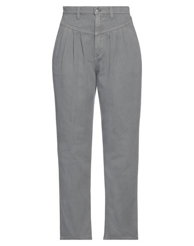 Department Five Department 5 Woman Denim Pants Grey Size 25 Cotton In Grey