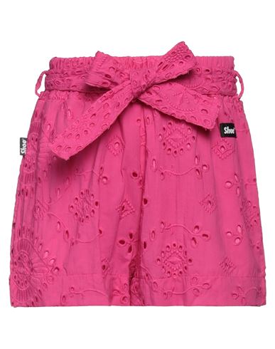 Shoe® Shoe Woman Shorts & Bermuda Shorts Fuchsia Size Xs Cotton In Pink
