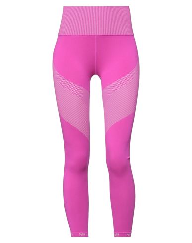 Puma Train Formknit Seamless High Waist 7/8 Tight Woman Leggings Fuchsia Size M Polyester, Nylon, El In Pink