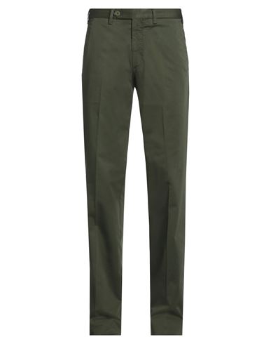 Shop Rotasport Man Pants Military Green Size 30 Cotton, Elastane