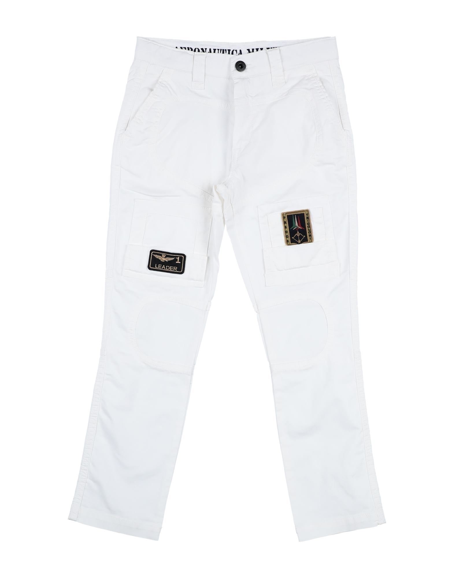 Aeronautica Militare Kids'  Pants In White