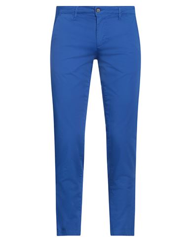 Squad² Man Pants Bright Blue Size 28 Cotton, Elastane