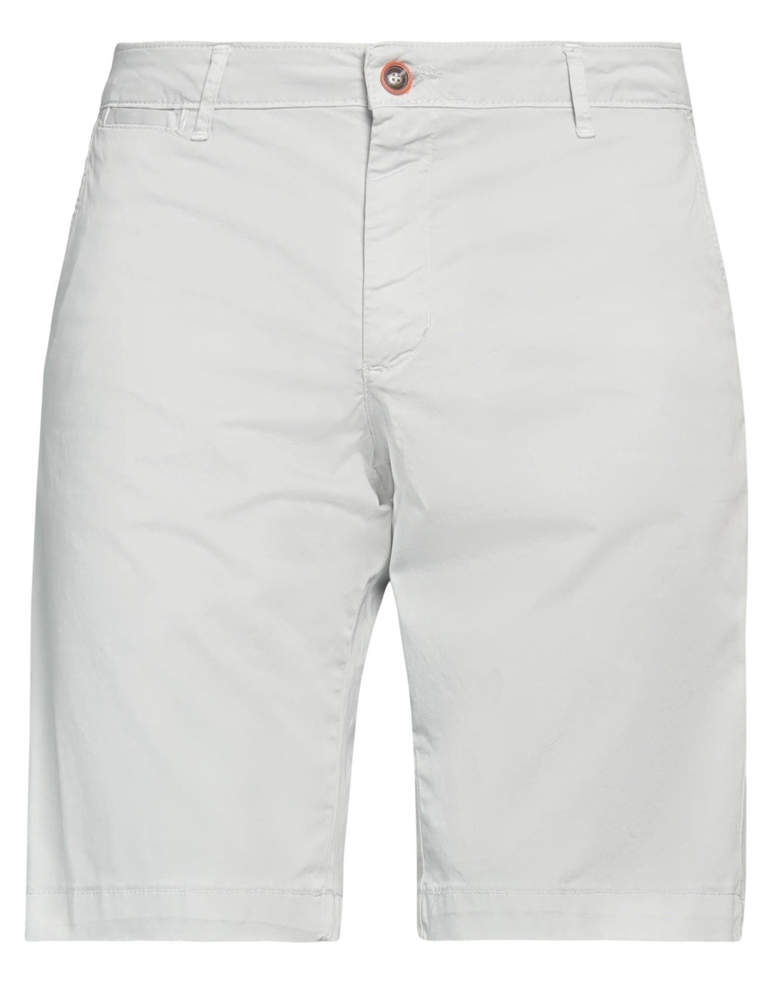 Squad² Man Shorts & Bermuda Shorts Light Grey Size 28 Cotton, Elastane