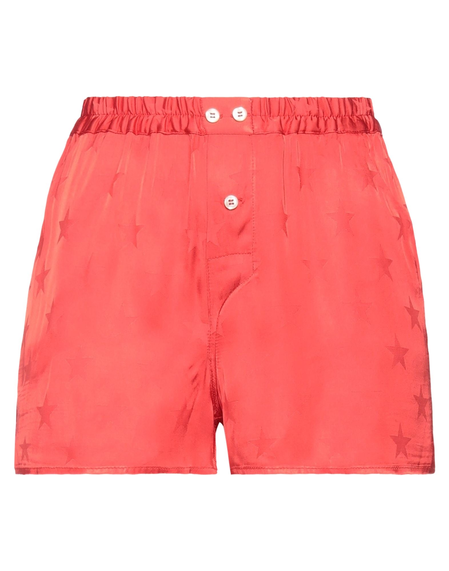 Laneus Woman Shorts & Bermuda Shorts Red Size 6 Viscose