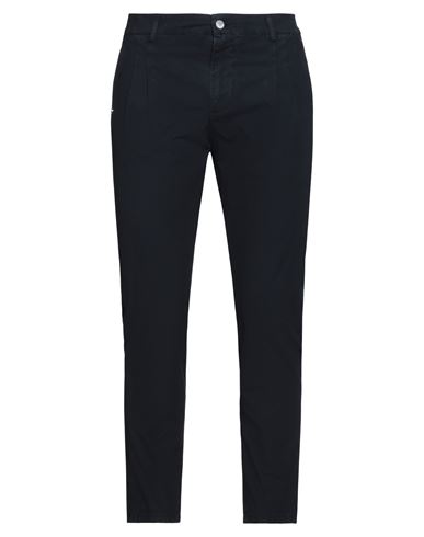 GREY DANIELE ALESSANDRINI GREY DANIELE ALESSANDRINI MAN PANTS NAVY BLUE SIZE 33 COTTON, ELASTANE