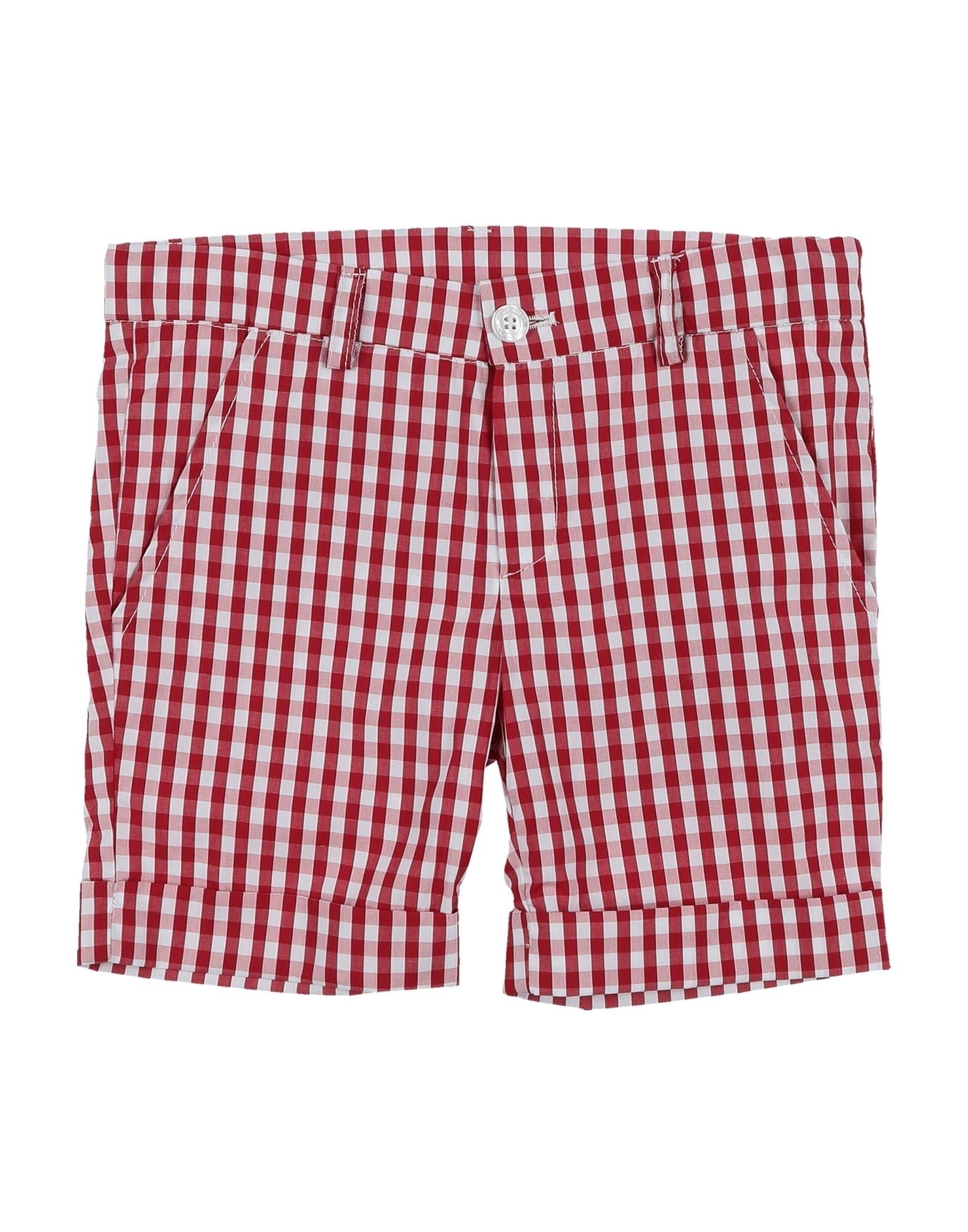 Peuterey Kids'  Toddler Boy Shorts & Bermuda Shorts Red Size 7 Cotton