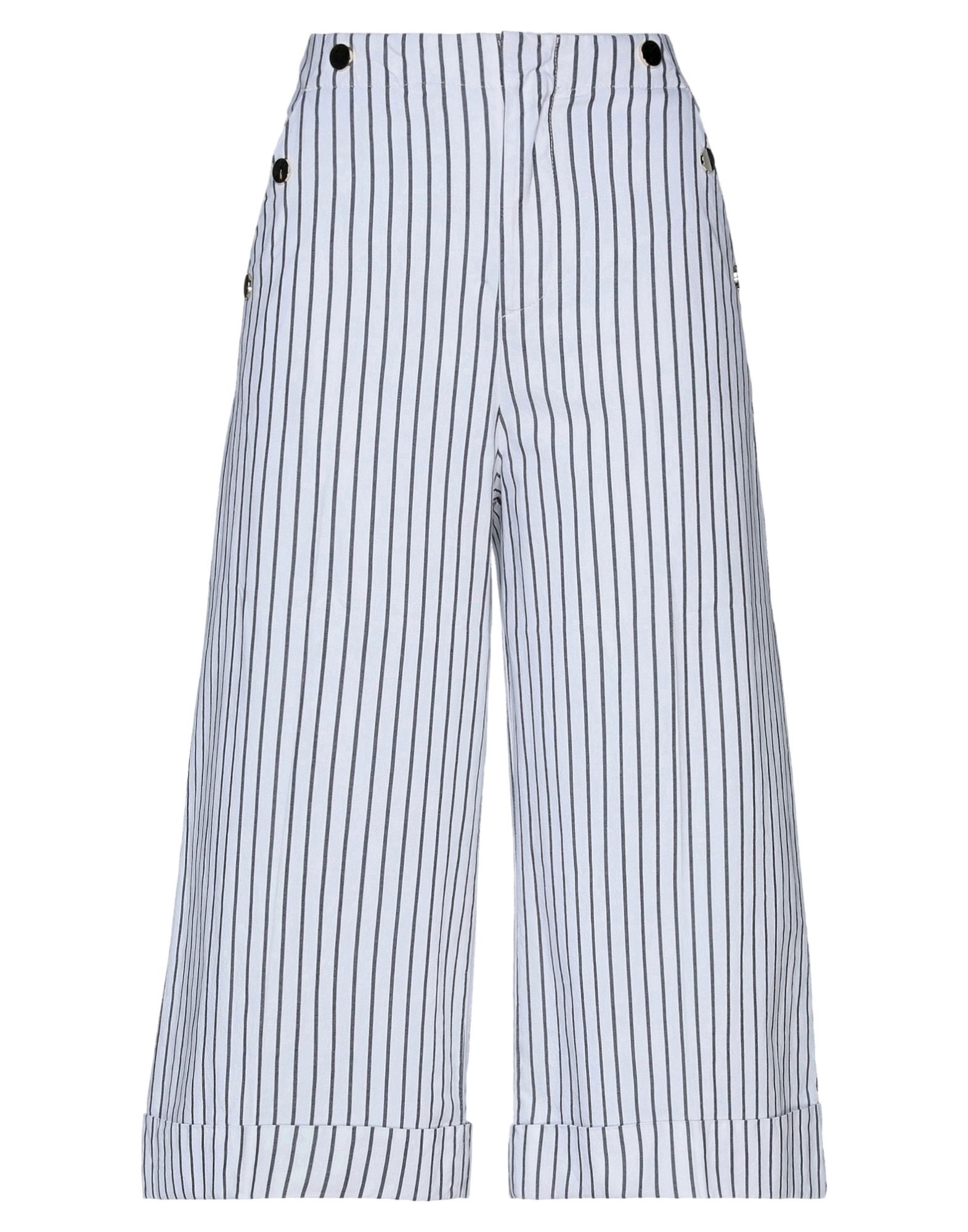 Dondup Cropped Pants In White