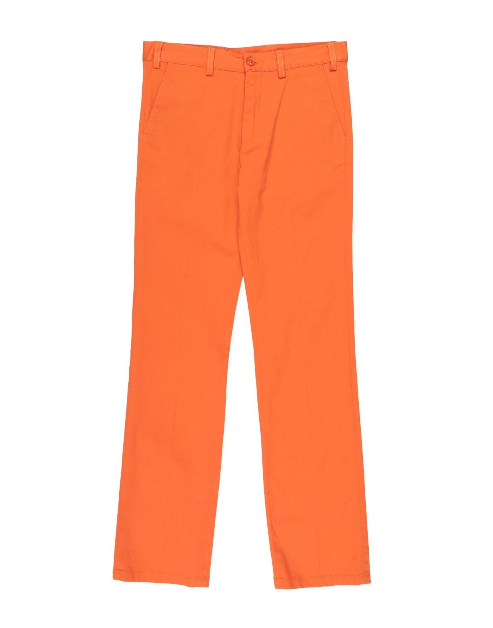 Paul & Shark Kids'  Toddler Boy Pants Orange Size 6 Cotton, Elastane
