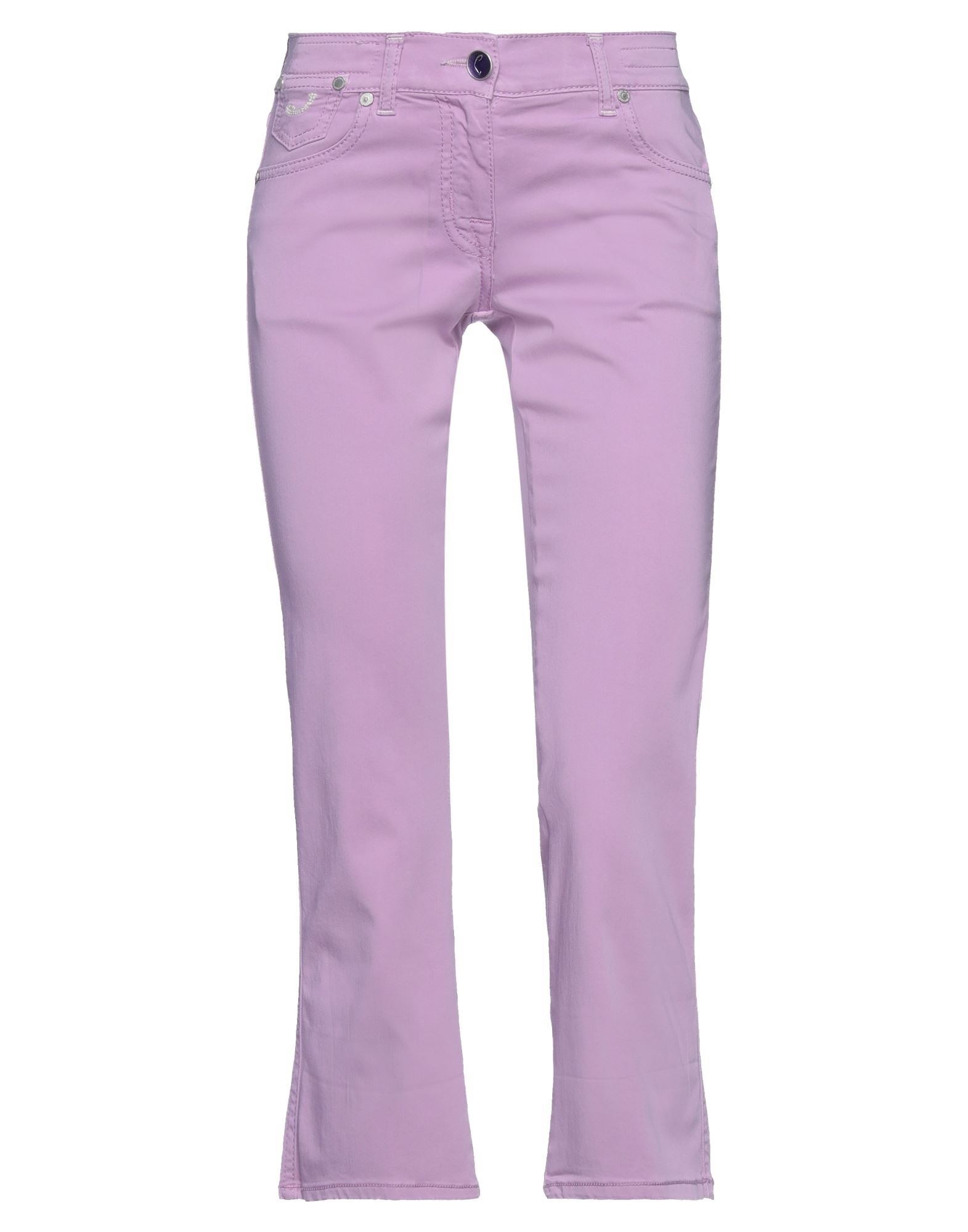 Jacob Cohёn Cropped Pants In Purple