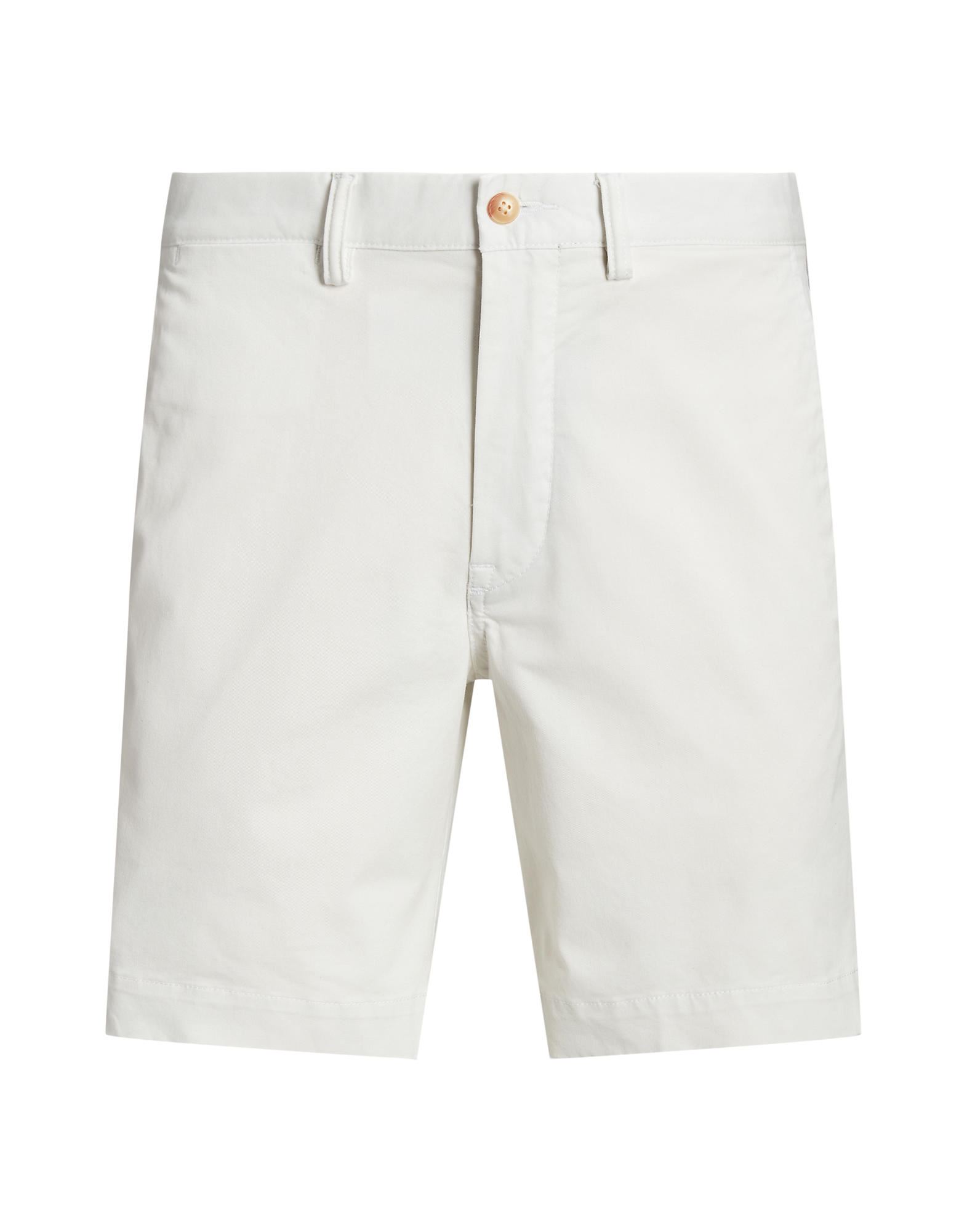 Polo Ralph Lauren 8-inch Stretch Straight Fit Twill Short Man Shorts & Bermuda Shorts White Size 32
