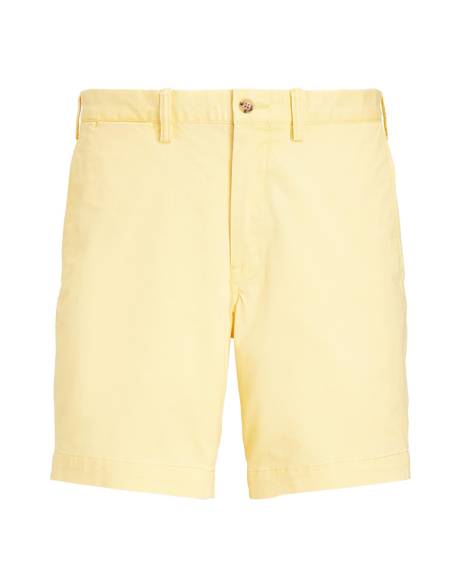 Polo Ralph Lauren Men's 8-inch Straight Fit Linen-cotton Shorts In Beach Yellow