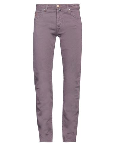 Jacob Cohёn Man Denim Pants Light Purple Size 30 Cotton, Elastane