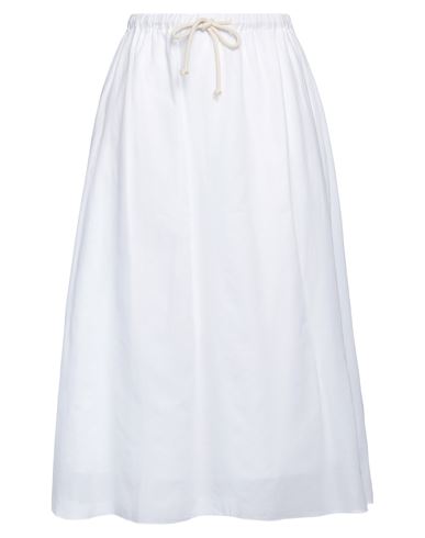 American Vintage Woman Midi Skirt White Size L Cotton