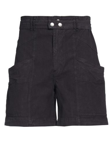Shop Isabel Marant Man Shorts & Bermuda Shorts Midnight Blue Size 42 Linen, Cotton, Elastane