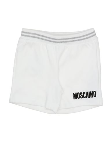 Moschino Baby Newborn Shorts & Bermuda Shorts White Size 3 Cotton, Elastane, Polyester