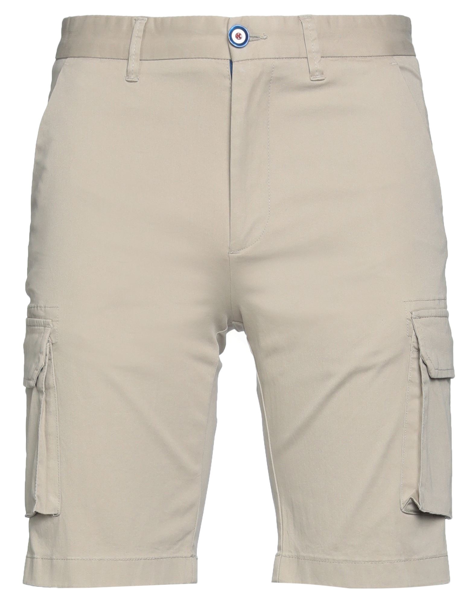 Fred Mello Man Shorts & Bermuda Shorts Beige Size 31 Cotton, Elastane