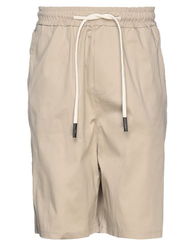 Dressism. Man Shorts & Bermuda Shorts Beige Size Xxl Cotton, Elastane