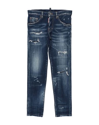 Dsquared2 Babies'  Toddler Boy Denim Pants Blue Size 6 Cotton, Elastane