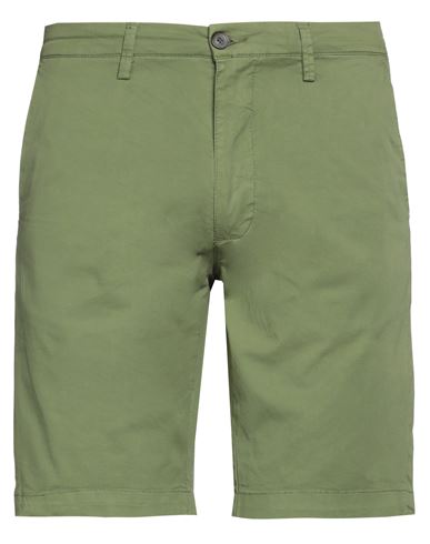 Alley Docks 963 Man Shorts & Bermuda Shorts Sage Green Size 32 Cotton, Elastane