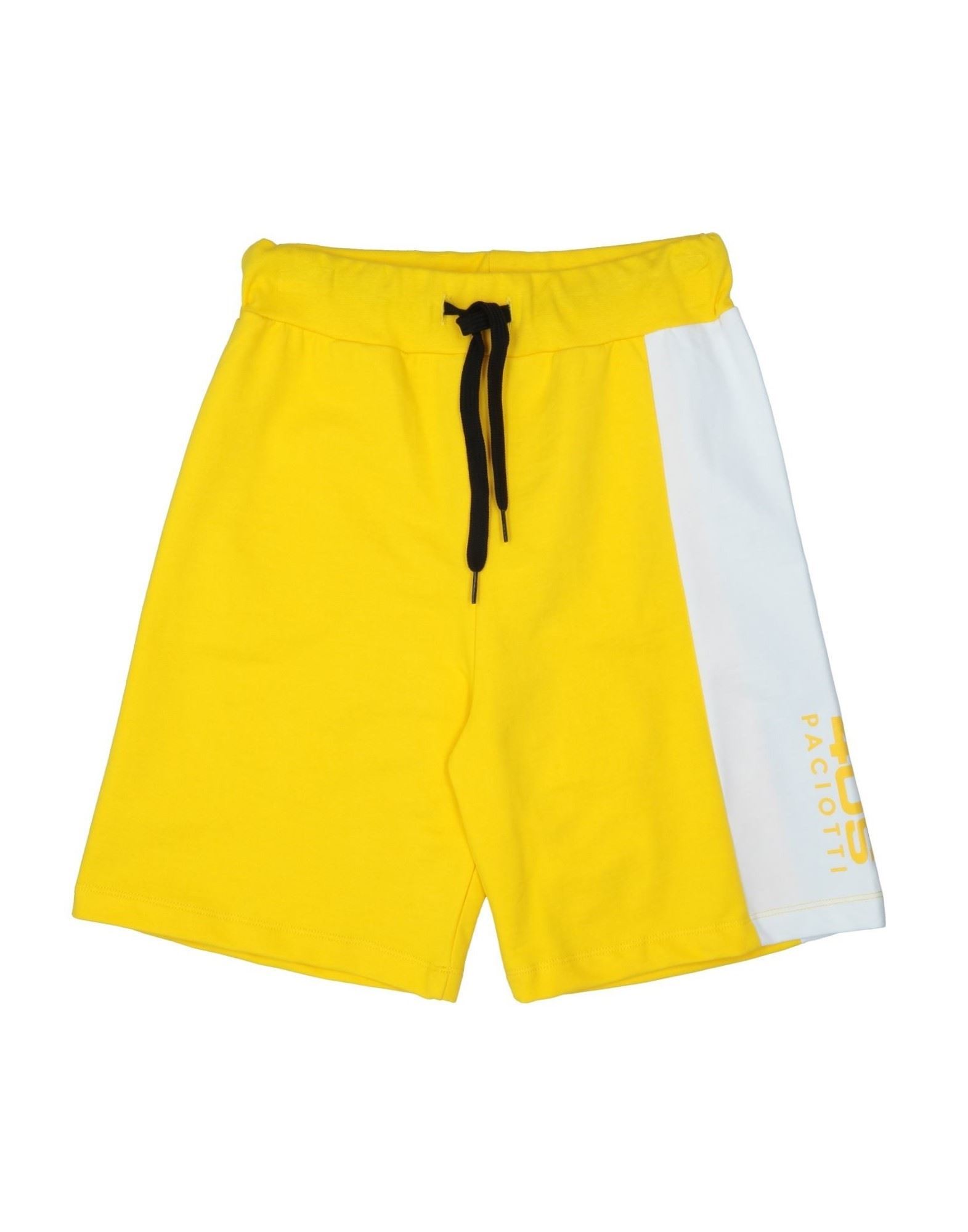 Cesare Paciotti 4us Kids'  Shorts & Bermuda Shorts In Yellow