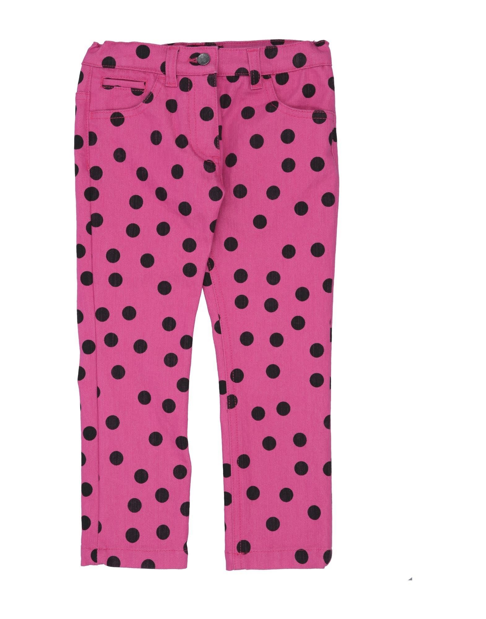 Dolce & Gabbana Kids'  Toddler Girl Pants Fuchsia Size 3 Cotton, Elastane In Pink