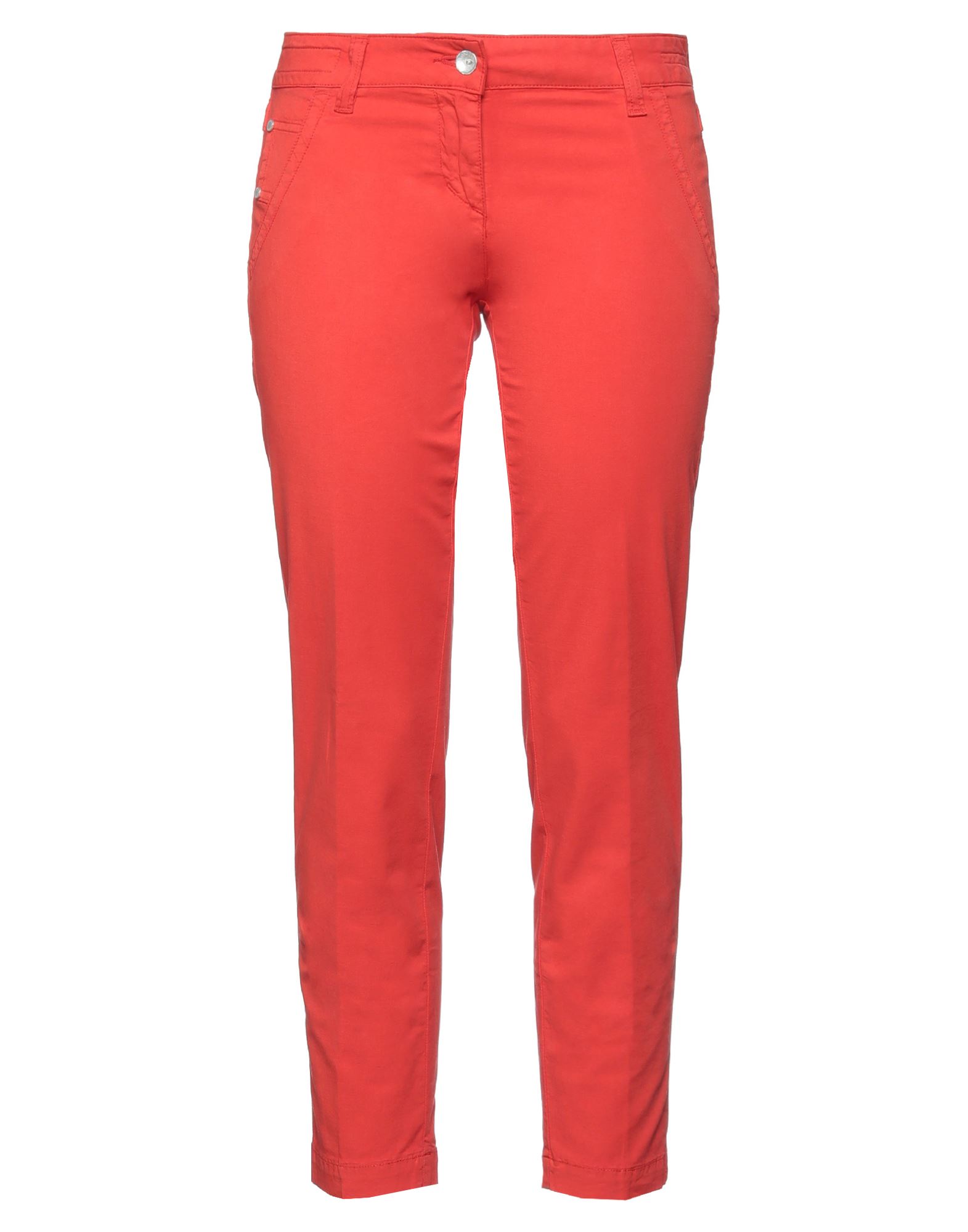 Jacob Cohёn Cropped Pants In Red