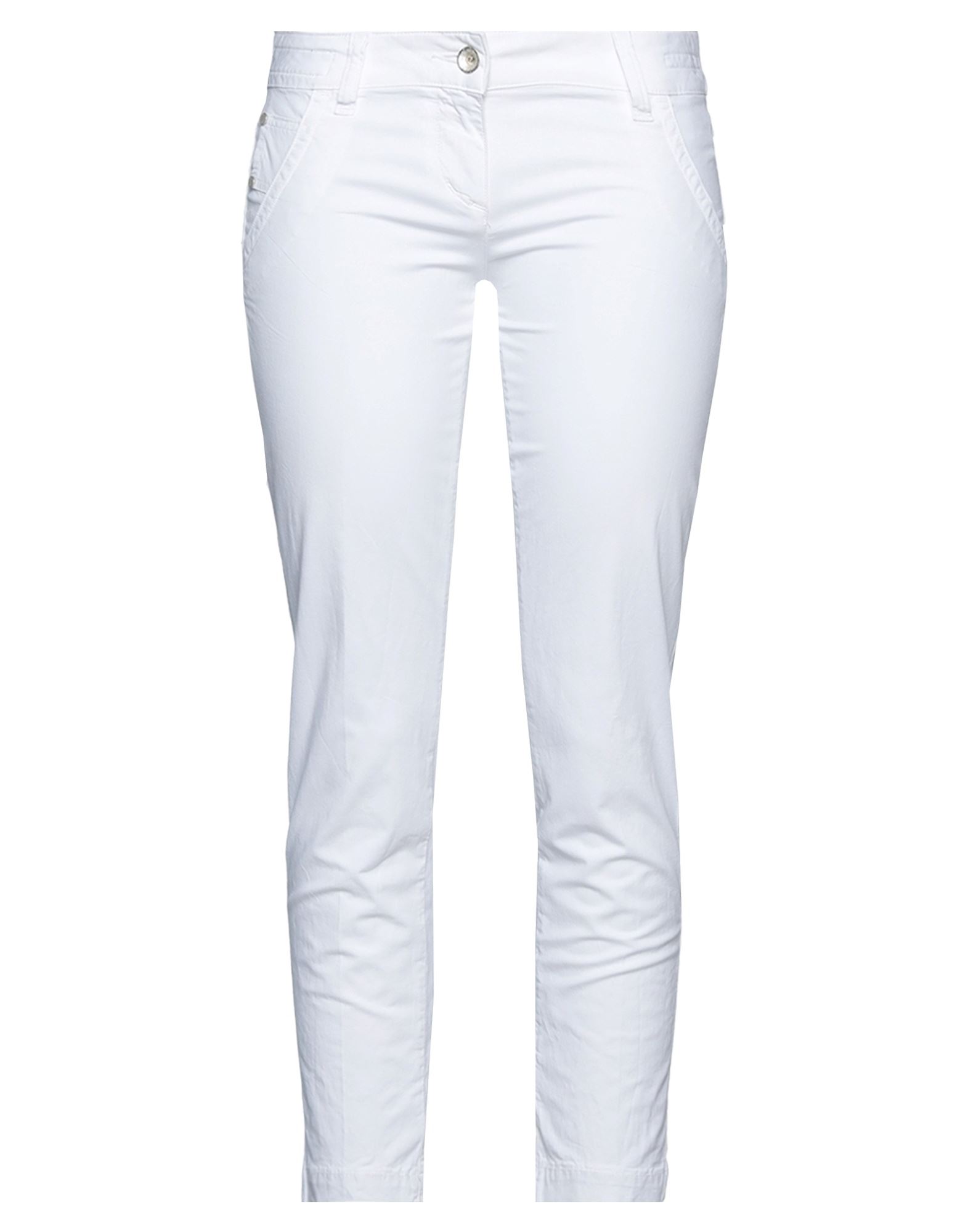 Jacob Cohёn Cropped Pants In White