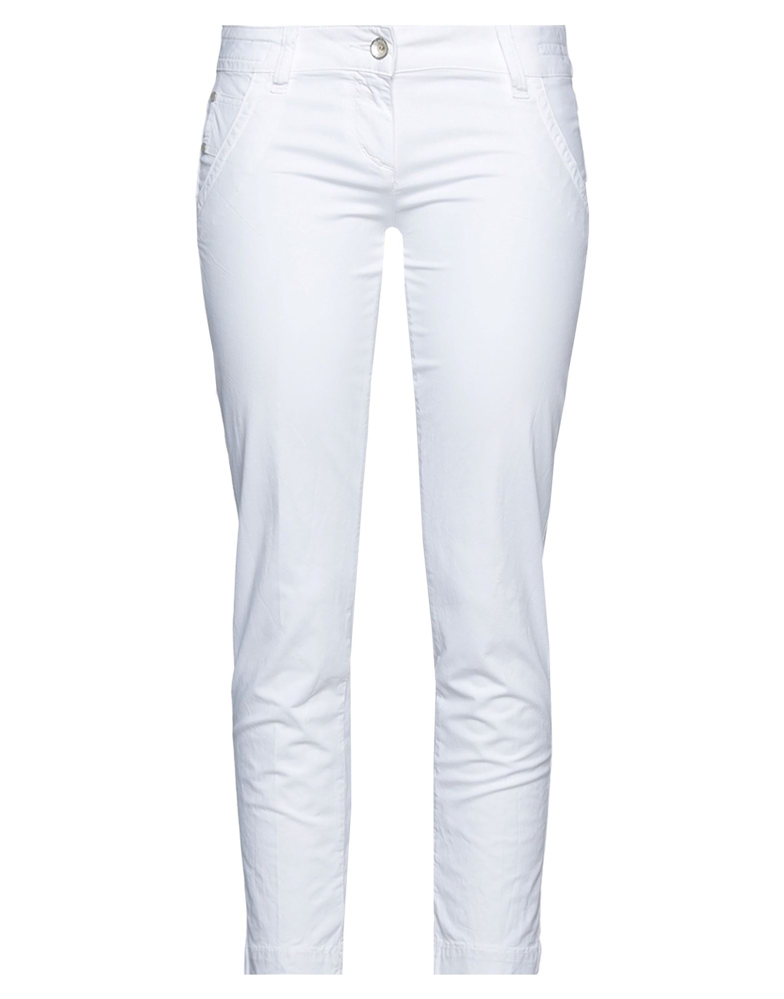 Jacob Cohёn Cropped Pants In White