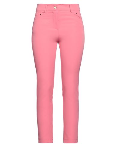 Atos Lombardini Woman Pants Pink Size 4 Polyester, Rubber