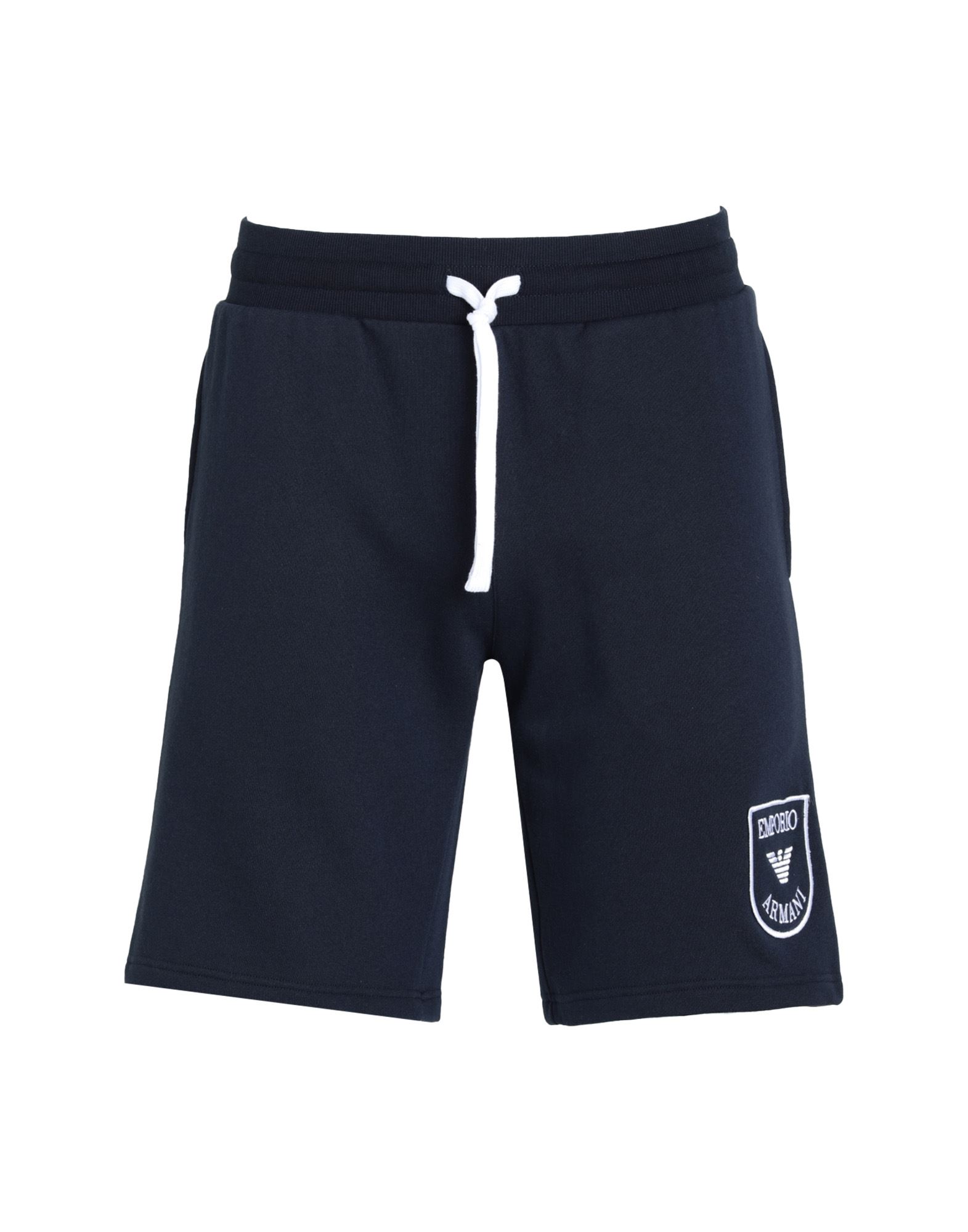 Emporio Armani Loungewear Bermuda/shorts Man Shorts & Bermuda Shorts Midnight Blue Size L Cotton, Po In Dark Blue