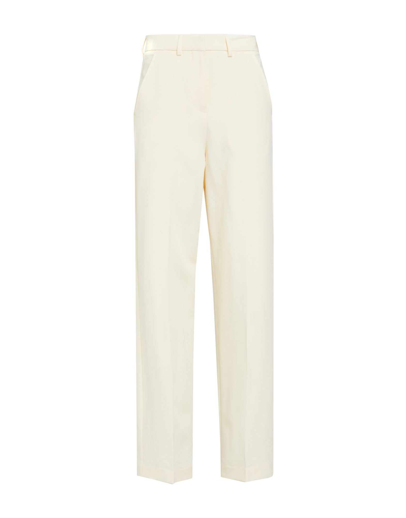 Jjxx By Jack & Jones Woman Pants Cream Size 31w-32l Recycled Polyester, Viscose, Elastane In White