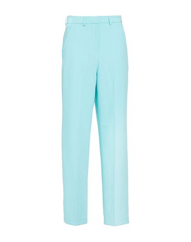 Jjxx By Jack & Jones Woman Pants Turquoise Size 30w-32l Recycled Polyester, Viscose, Elastane In Blue
