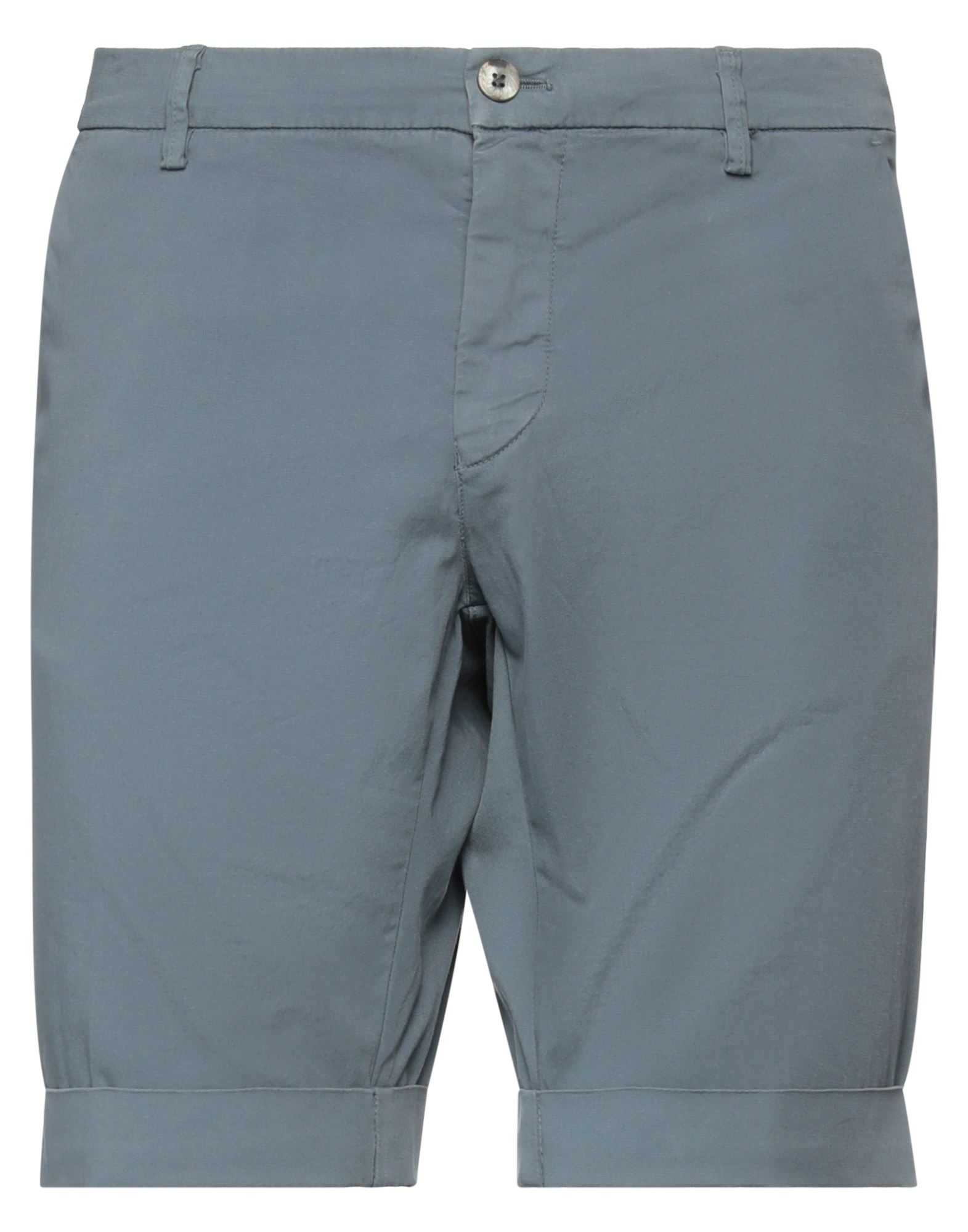 Mason's Man Shorts & Bermuda Shorts Pastel Blue Size 34 Cotton, Elastane In Grey